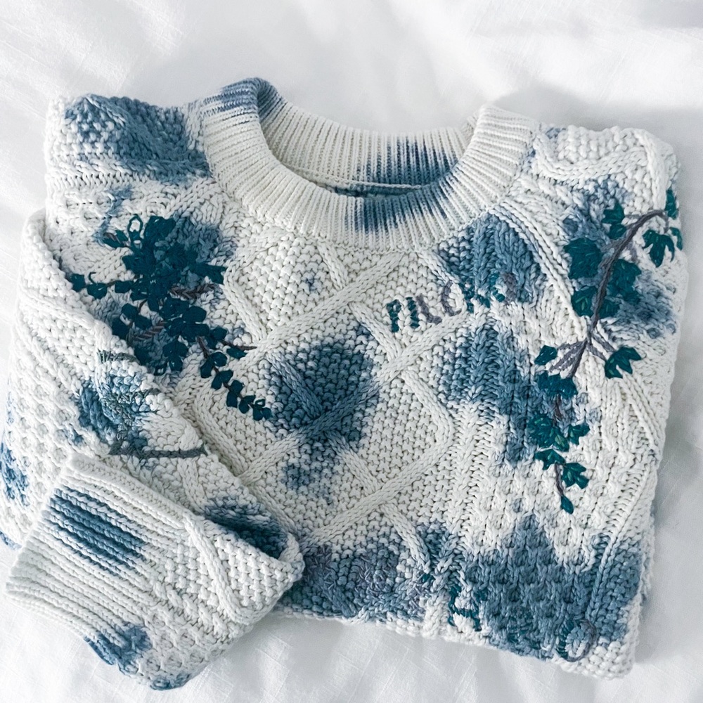 NEVER WORN!! Embroidered Sweater